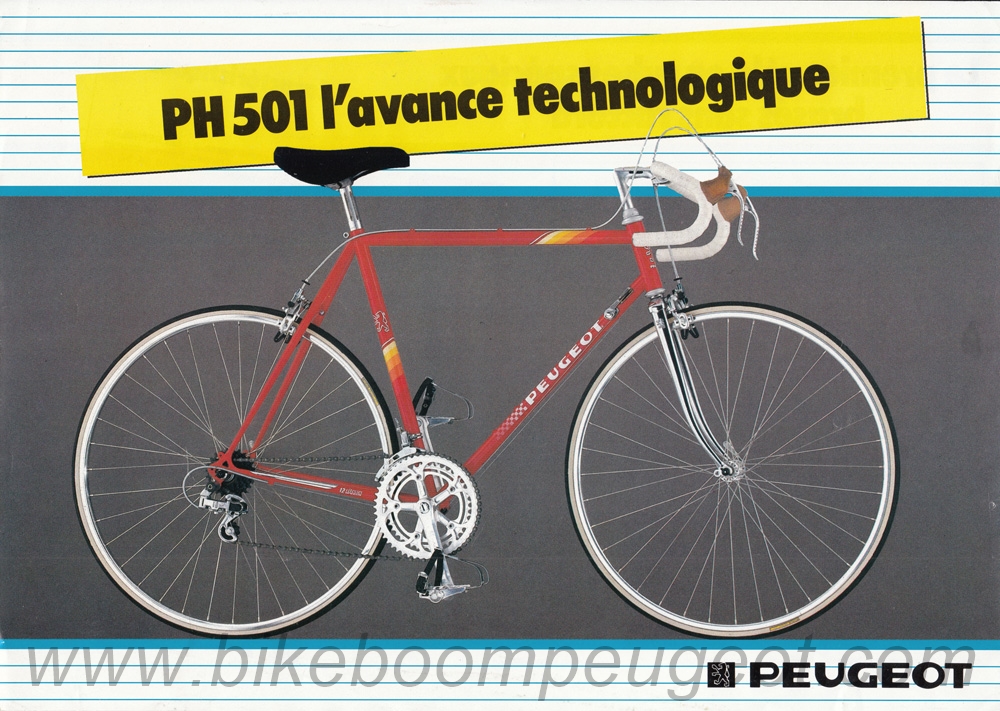 Vélo De Route Peugeot PH 501 1985 - 60 Cm - 12 Vitesses